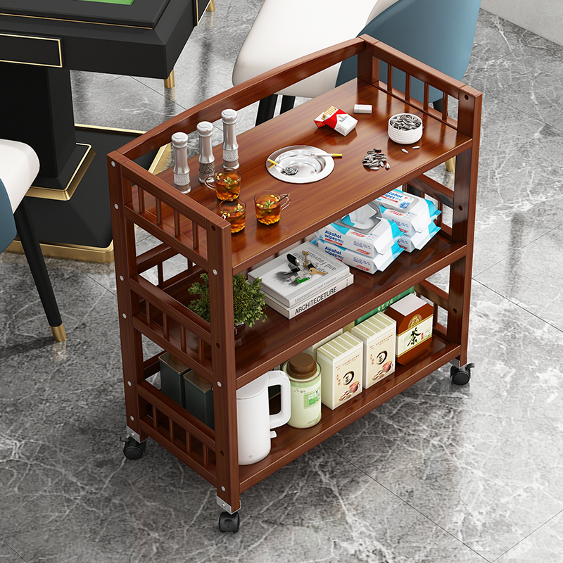 Mahjong Tea Table Tea Water Shelf Double Deck Mahjong Table Small Side Few Chess cards room Playing Cards Tea Water Table Tea House Special Racks-Taobao