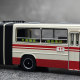 11-Line Bk6170 Beijing Bus Model 1:64 Jinghua Bus Articulated Bus Alloy Huanghe Expressway