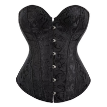 Bridal strapless jacquard wedding dress slim fit body shaper sexy dress bottoming underwear palace corset top