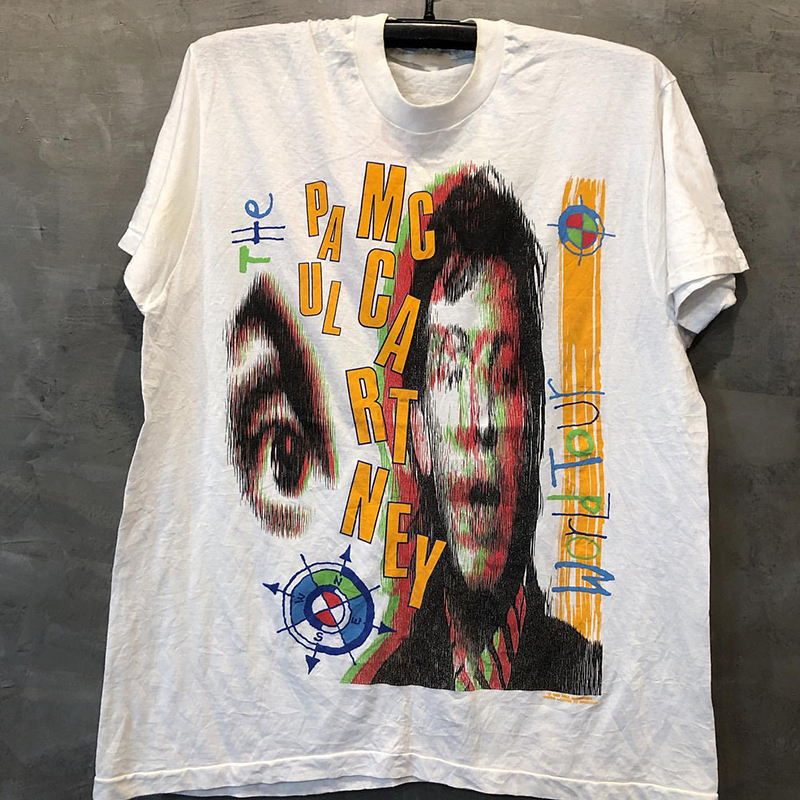 Mccartney Mccartney Portrait Beatles Band Hip Hop Rock Short-Sleeved Unisex Pure Cotton T-Shirt