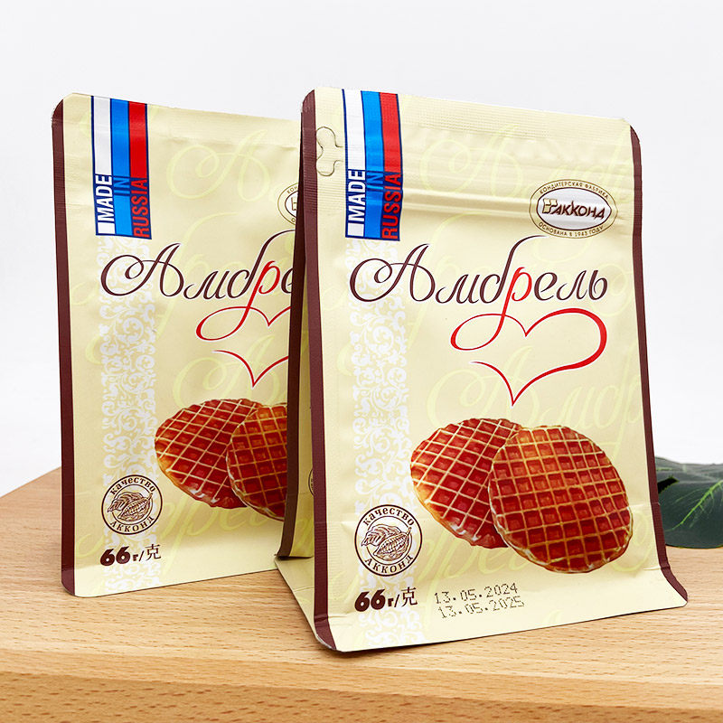 俄罗斯进口阿孔特牌安布列利瓦夫饼干66g