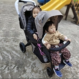 Детская складная коляска для двоих для близнецов с сидением, Германия, можно сидеть и лежать
