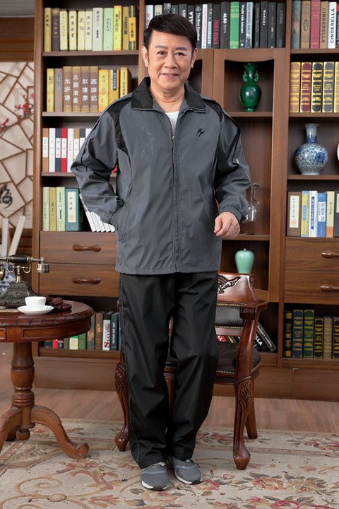 Bộ đồ thể thao nam xuân hè hai mảnh trung niên mỏng thể thao quần áo bố khô nhanh quần lửng XL - Thể thao sau set đồ thể thao nữ tay dài