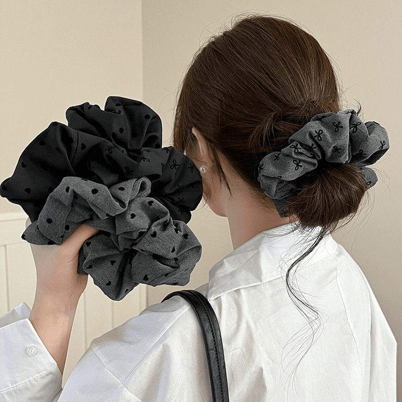 Chinese-Style High-End Satin Scrunchie, Light Luxury, Simple French-Style Hair Tie, Ponytail Holder, Hair Accessory Chinese-Style High-End Satin Scrunchie, Light Luxury, Simple French-Style Hair Tie, Ponytail Holder, Hair Accessory