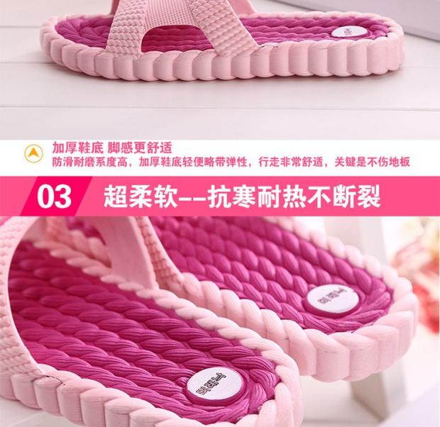 Mùa hè phiên bản Hàn Quốc của đôi dép đi trong nhà đôi dép nam trong nhà và ngoài trời chống trơn sàn dày dép có đế kéo giày dép nam