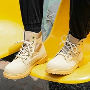 Một văn học nam mùa xuân của nam giới booties new couple mô hình Martin khởi động hoang dã cao-top giày Người Anh gió khởi động