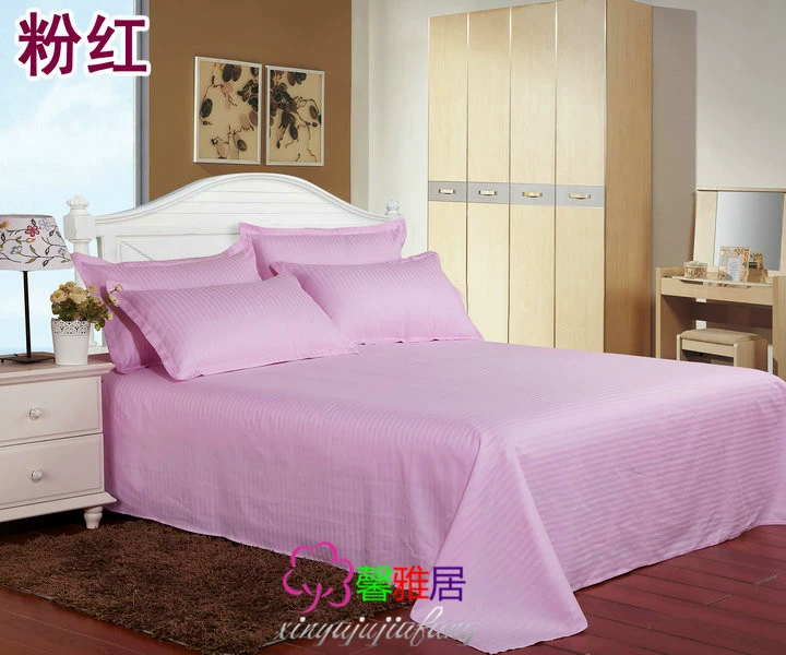 Tấm trải giường bằng vải satin màu đơn - Khăn trải giường