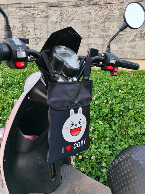 Electric car hanging bag storage hanging bag battery car storage bag front hanging bag artifact tram storage hanging bag mobile phone bag