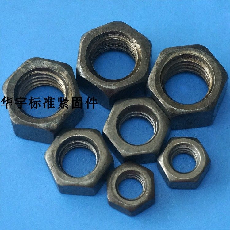 4 Grade 8 Natural Nut Hexagonal Nut M6 M8 M10 M12 M16 M18 M20 M24 M27 M36