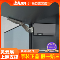 Imported blum Blum Upper Flop Door Support Lingyun Exhibition Stopped at Will Support Rod Air Support Hydraulic Rod Cabinet Air Support Rod