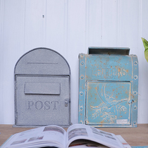 Foreign trade groceries-vintage old wall decoration mailbox garden villa cafe homestay outdoor ornaments