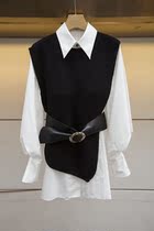 Nmanlene 2021 Winter special cabinet shirt-knitted sweatshirt Two sets N 3 6 3 0 0 2 A ¥ 3 5 8 0