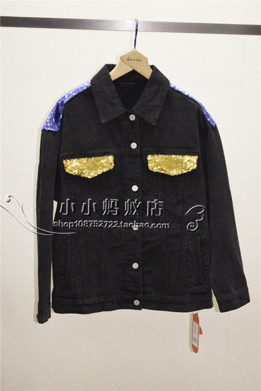 Ferna Morning Fiona Chen Domestic mall 2020 Spring denim jacket FWAC40505-2999