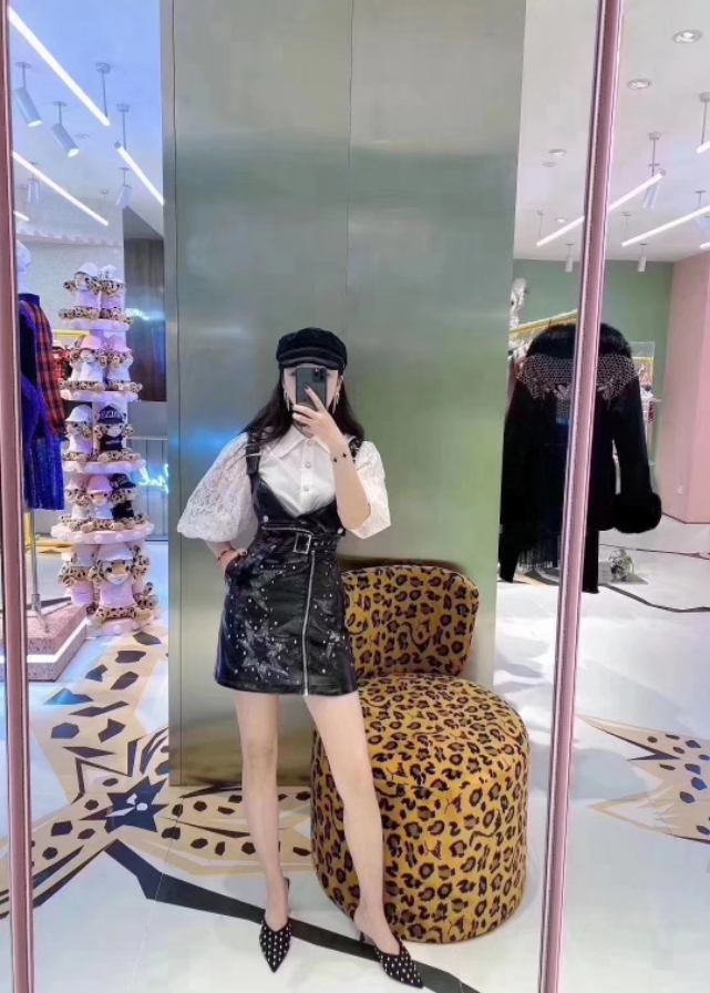 Ferna Morning Fiona Chen 20 Spring special cabinet foreign dress FWAC50018 1999