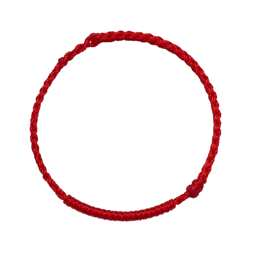 Оберег на день рождения, браслет из красной нити, плетеный браслет на ногу подходит для мужчин и женщин для влюбленных ручной работы, простой и элегантный дизайн, подарок на день рождения