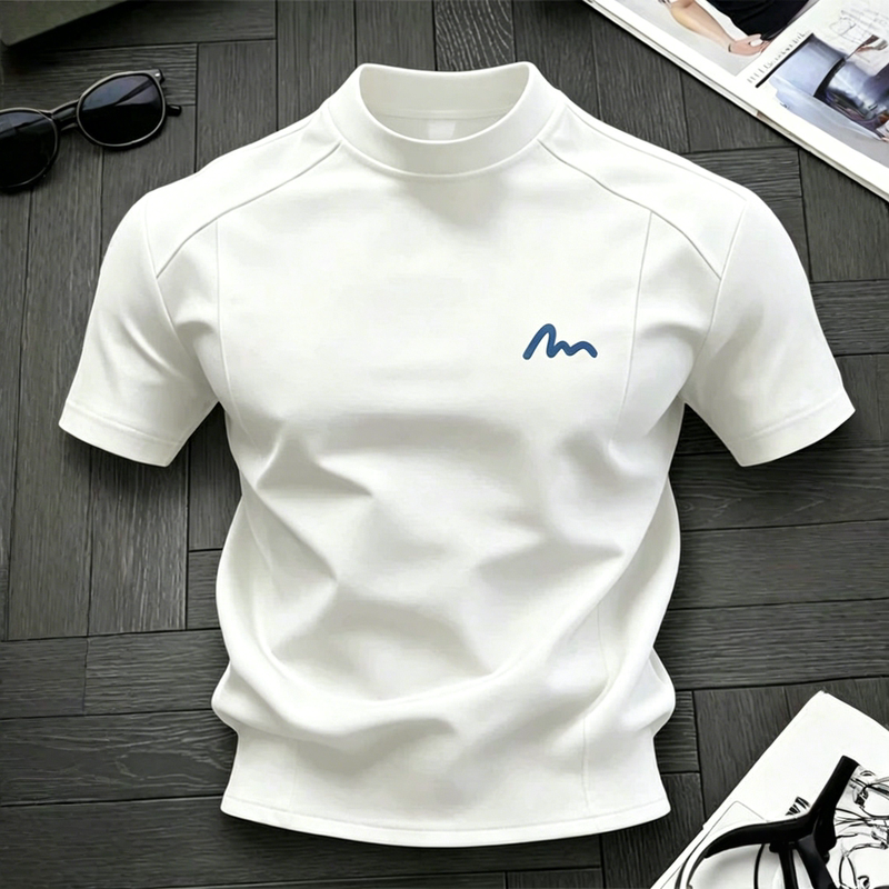 American-Style Trendy Brand Heavyweight Breathable Short-Sleeve T-Shirt for Men, Summer Skin-Friendly Cool Top, Fitness Shirt American-Style Trendy Brand Heavyweight Breathable Short-Sleeve T-Shirt for Men, Summer Skin-Friendly Cool Top, Fitness Shirt