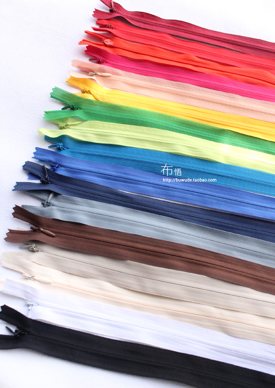 Busu Color Invisible Zipper Clothing Leaning Against Pillow Handmade Accessories-Taobao