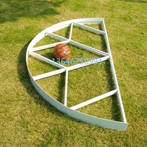 比赛铅球抵趾板起跳挡板直径2.135米 铅球投掷圈不锈钢2.5M铁饼圈