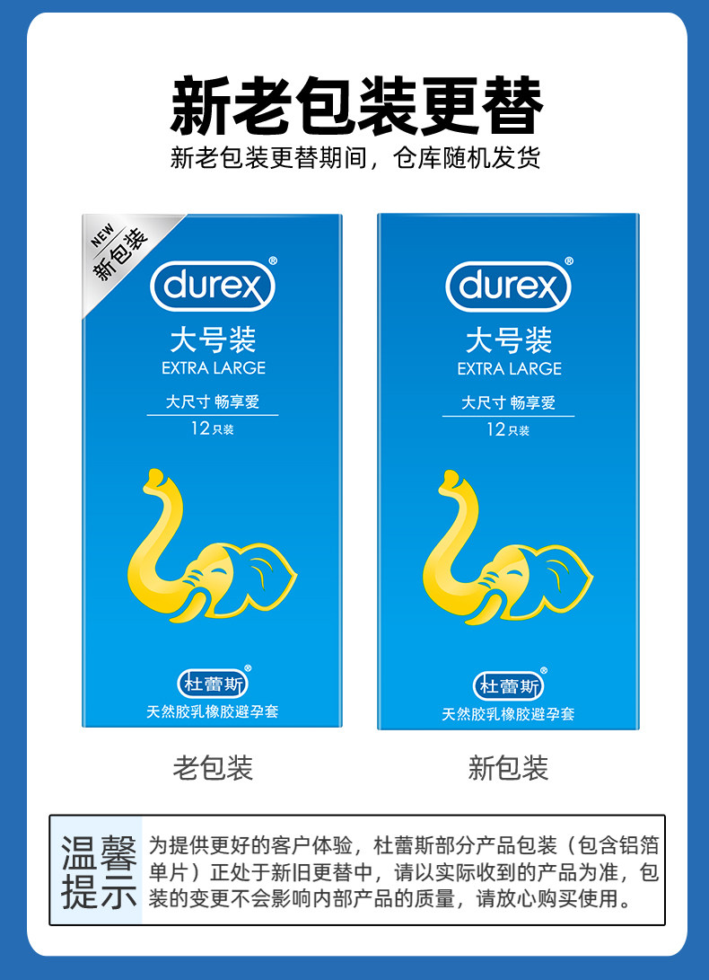 Durex Large Size Condoms, Thin Rubber, 12-Count Pack — detail image 20