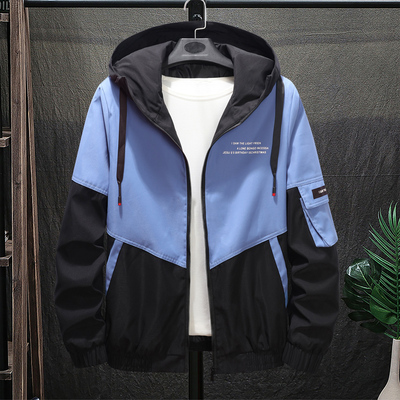 男士连帽夹克上衣衣服外套男