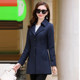 2024 spring new style British windbreaker women's short coat coat spring and autumn Korean version small waist slim fit