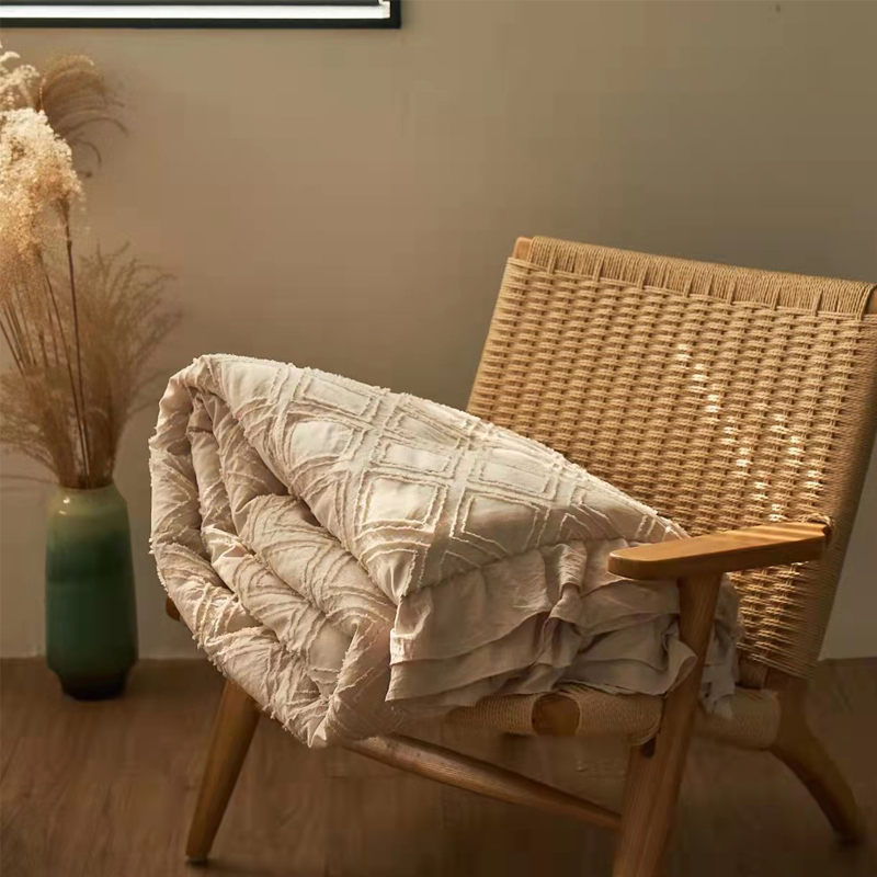 Taffag full washed cotton summer quilted by air conditioning by summer cold quilted by four sets of pure cotton thin quilt single double summer spring autumn