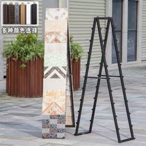 Guangyi multi-gusset exhibition wall tile sample vertical display stand Stone wood floor Ceramic display shelf 300600