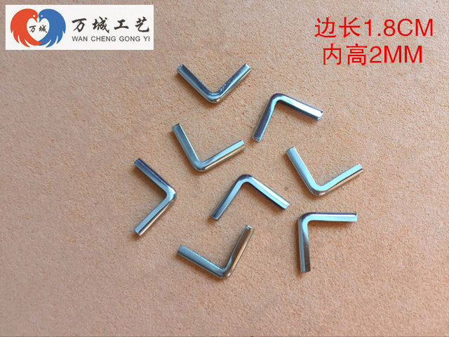 Loose Leaf Book Clip Wrap Angle Binding Clip Protection Corner Hardware Metal Wrap Corner Guard Corner Book Recipes Metal Book Corner Sticker