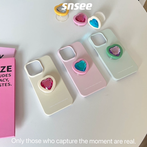 Apple, освежающая импортная милая подушка безопасности, трубка, iPhone 13, чехол для телефона, iphone, 14promax, в корейском стиле, с драгоценным камнем, 13promax