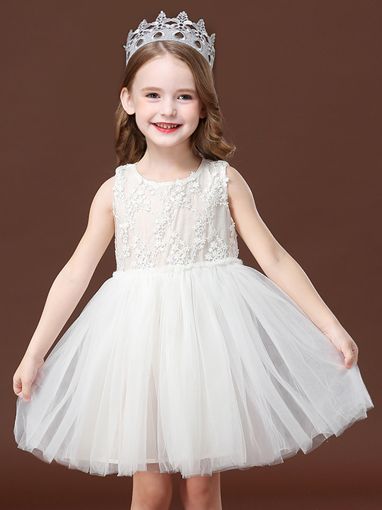 Girls' dress summer dress 2022 new foreign style baby girl vest princess dress children's thin fluffy yarn skirt