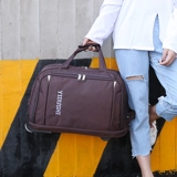 Чемодан, портативная вместительная и большая складная сумка для путешествий подходит для мужчин и женщин