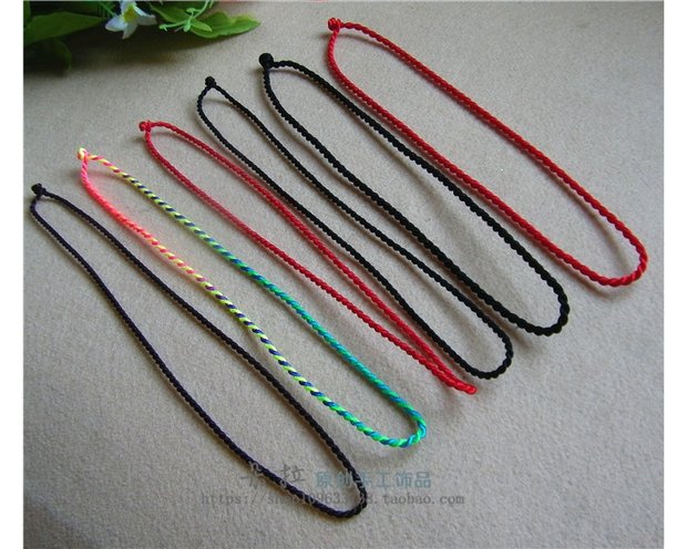 Vòng tay đỏ dây đeo vòng chân với dây thừng dây đỏ đơn giản - Vòng chân lắc chân nữ 10k