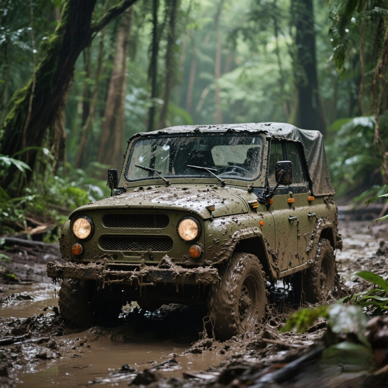 Naughty Dragon New Product C94 Uaz-469 Officially Licensed Full-Scale Four-Wheel Drive Off-Road Climbing Rc Remote Control Car