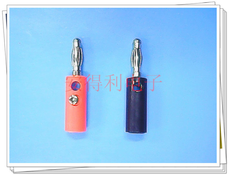 Promotion 4MM banana plug lantern small black clamp power supply Wanted with electricity meter test jack screw stud power amplifier speaker