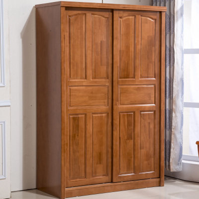 Solid Wood Wardrobe Children Boy Girl Brief Home Bedroom Economy Type Pushdoor Clothing Closet Combo Locker-Taobao