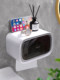 Bathroom Toilet Paper Holder Tissue Box 2025 New Model Waterproof Punch-Free Wall-Mounted Roll Paper Tissue Box