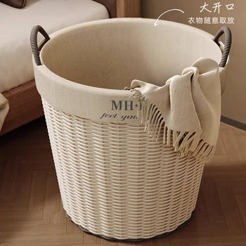 Dirty Clothes Basket, Bathroom Dirty Clothes Storage Bin, Household High-Capacity Laundry Basket, Trendy Large-Capacity Clothes Storage Solution