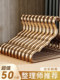 100 pieces space aluminum alloy clothes hanger for home hanging clothes, no trace, anti-shoulder angle, high-end light luxury clothes drying rack, golden clothes support