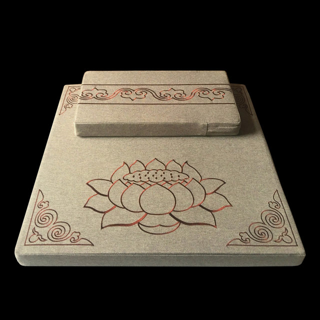 Meditation cushion meditation cushion round coconut palm embroidered meditation cushion