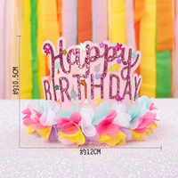 Ободок для принцессы, в цветочек