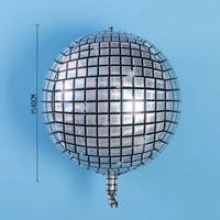 4D -диско -алюминиевая фольгар