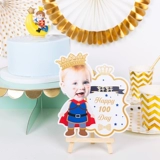 Custom Big -Головой ребенок 100 -дневный банкет День рождения праздничный десертный десертный украшение