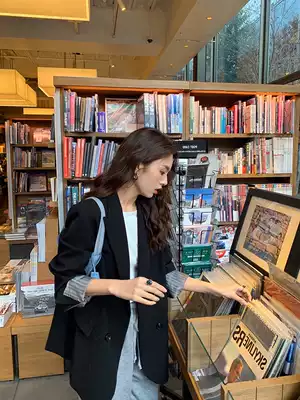 Suit Jacket Women's 2021 New Korean Autumn Set Design Sense Net Red Hundred Tackets Suit Tide