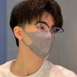 Главные полумроно -кадры бизнес -мужчина миопия глаз глаз анти -мыл.