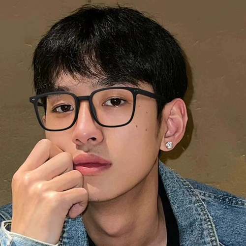 Ретро квадратные очки подходит для мужчин и женщин, по фигуре, в корейском стиле