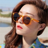 Star Internet Red Rame Rame Ruge Women's Super Black Meic Mirror Corean Retro маленькое лицо круглое лицо куркумы солнцезащитные очки