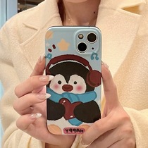 Play stunted small penguins apply 13 mobile phone shell iPhone15promax new 14 teenage girls paragraph 1211