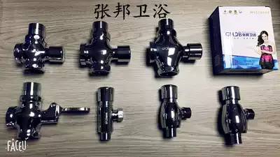 Zhang Bangquan Copper delayed stool valve urinal valve Foot valve squat urinal urinal valve Hand-pressed foot-type flushing valve