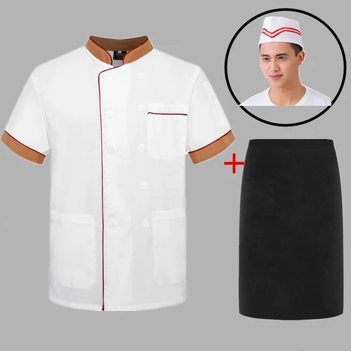 Шеф-повара Работа в одежде мужская летняя летняя дышащая пота