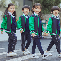 Korean kindergarten Garden clothes spring and autumn clothes British college style Primary School students class clothes autumn school uniform parent-child sports suit